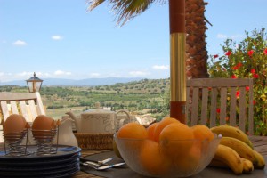 Breakfast with a view