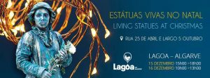 live christmas statues Lagoa